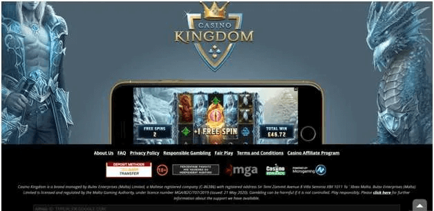 Kingdom Casino Mobiele App